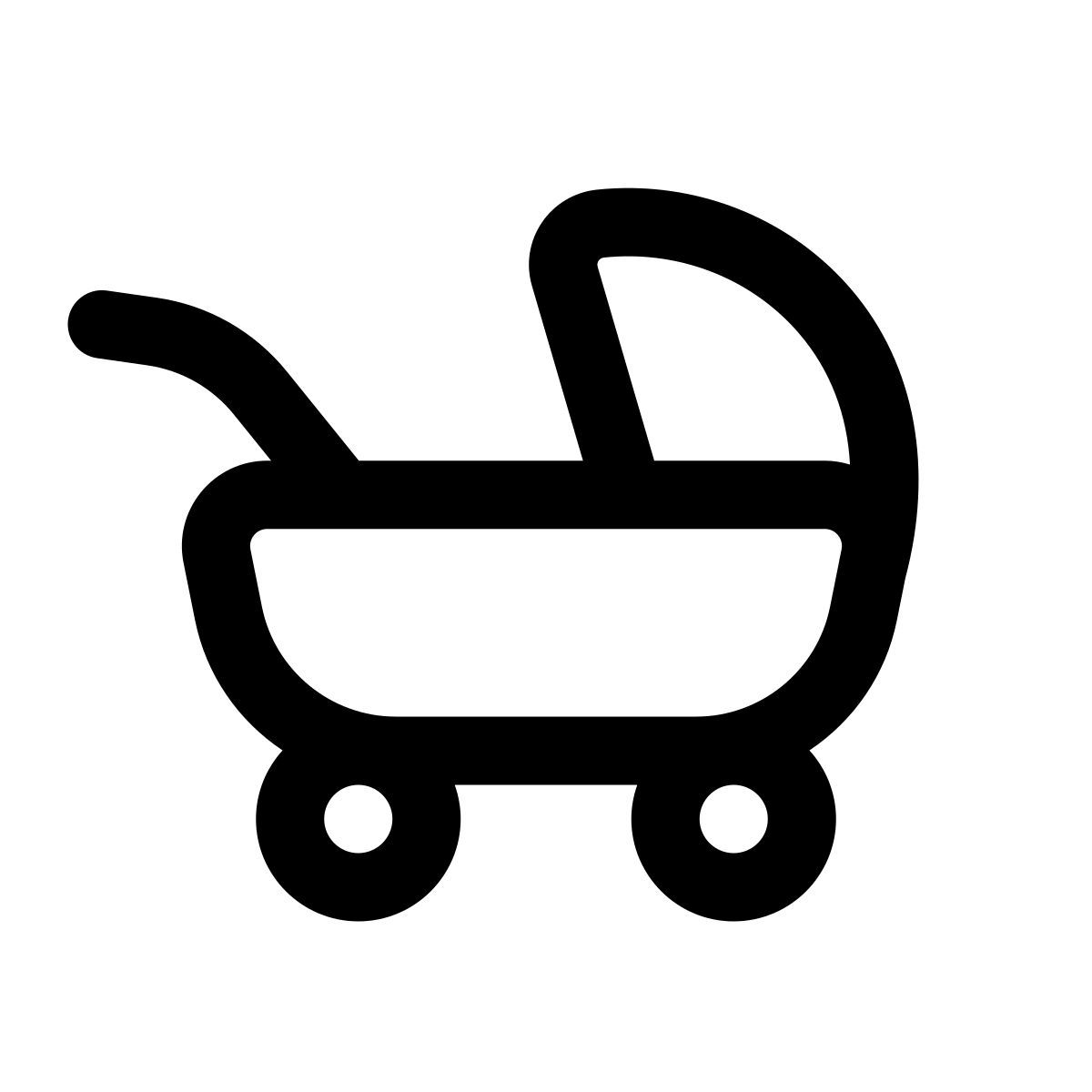 apple sf regular style coche de niño icon