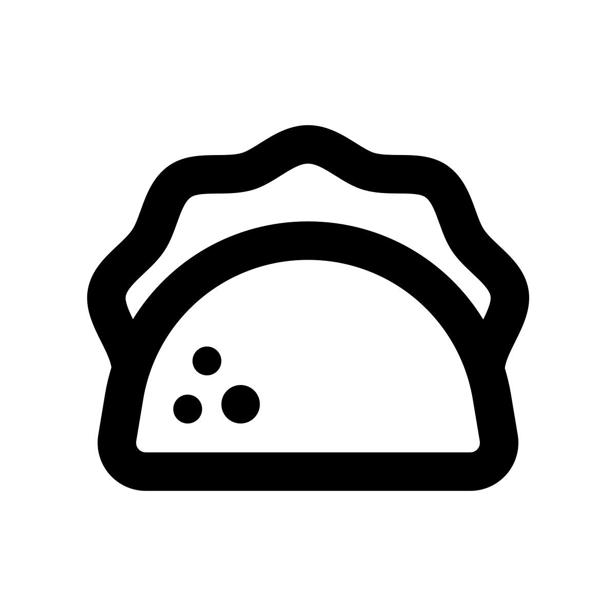 apple sf regular style taco icon