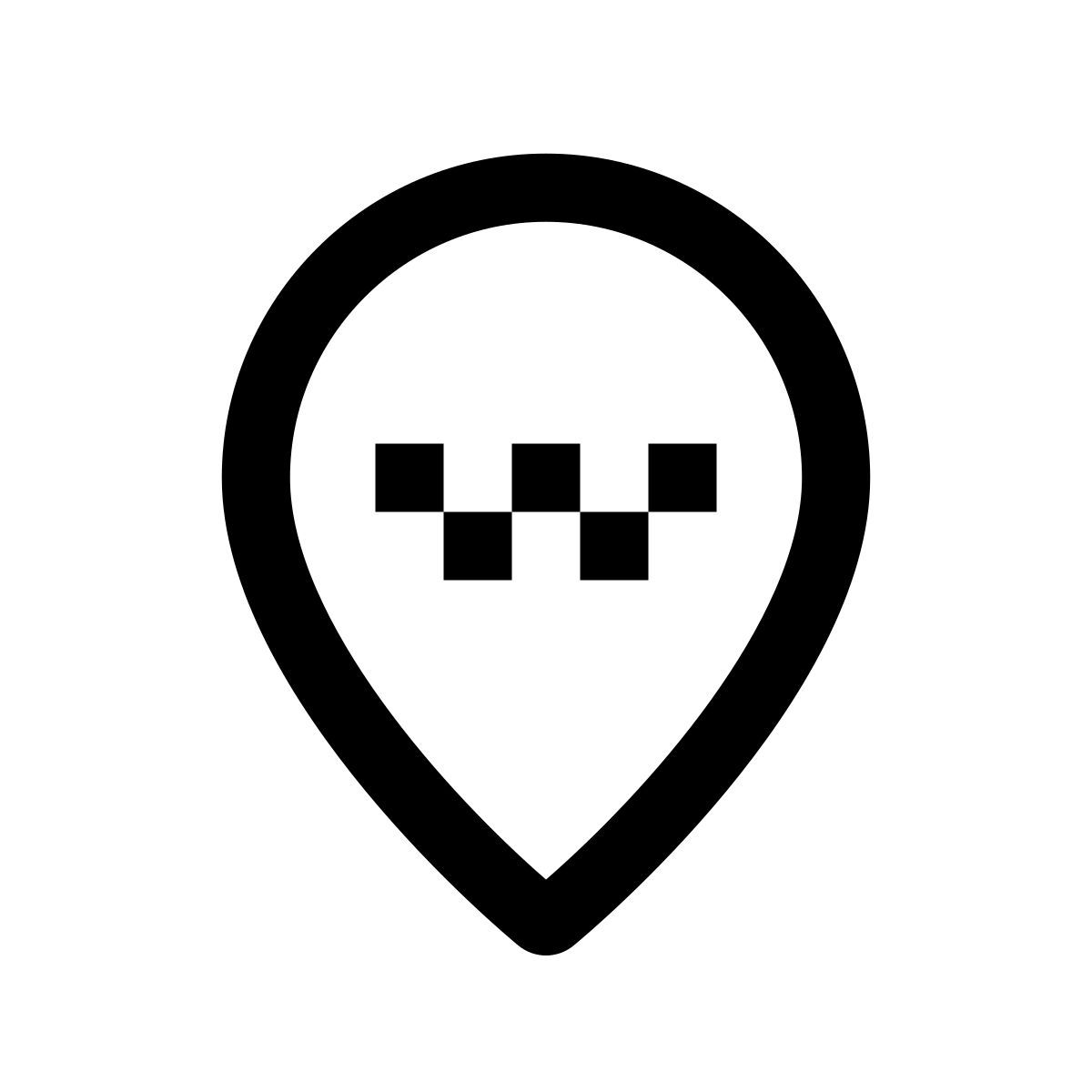 apple sf regular style 出租车位置 icon