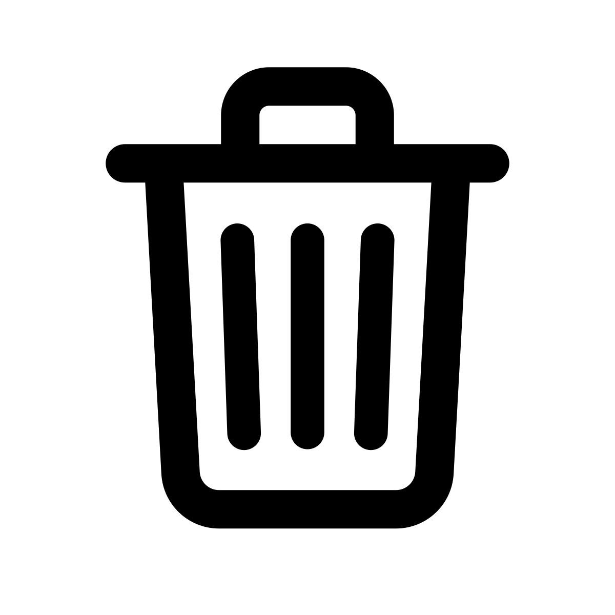 apple sf regular style cestino icon
