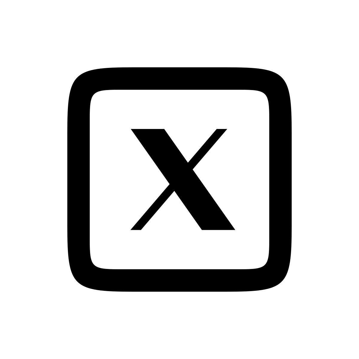 apple sf regular スタイル ツイッターx アイコン