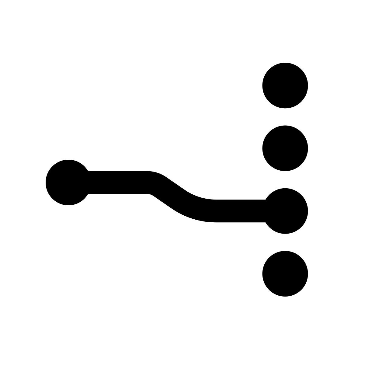 apple sf regular style 유니 캐스트 icon