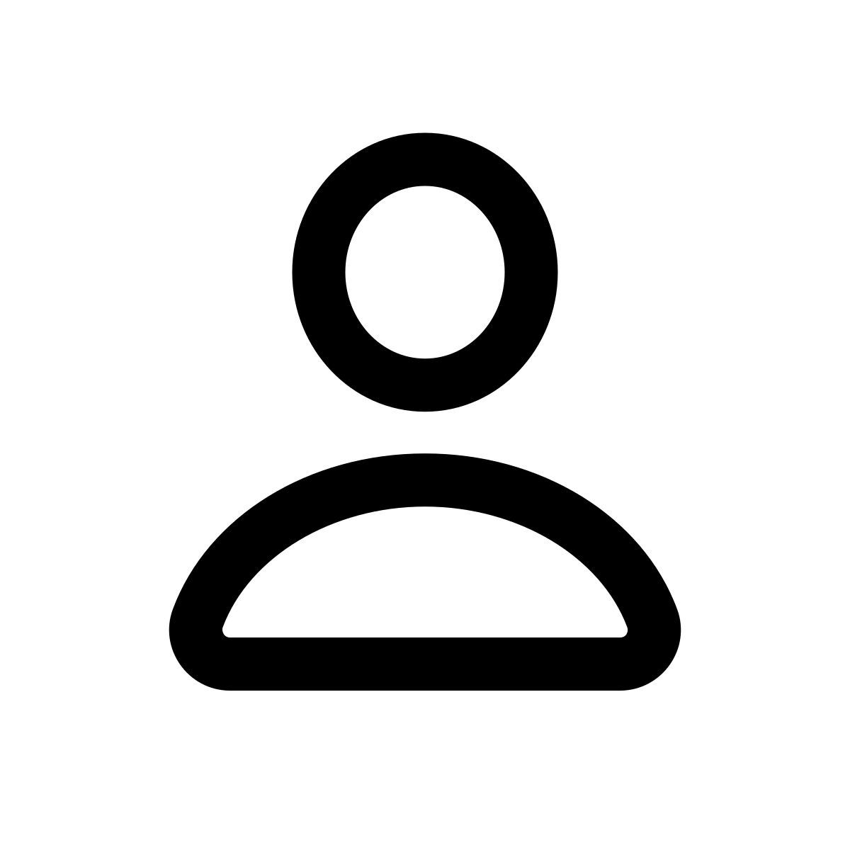 apple sf regular Stil benutzer Icon