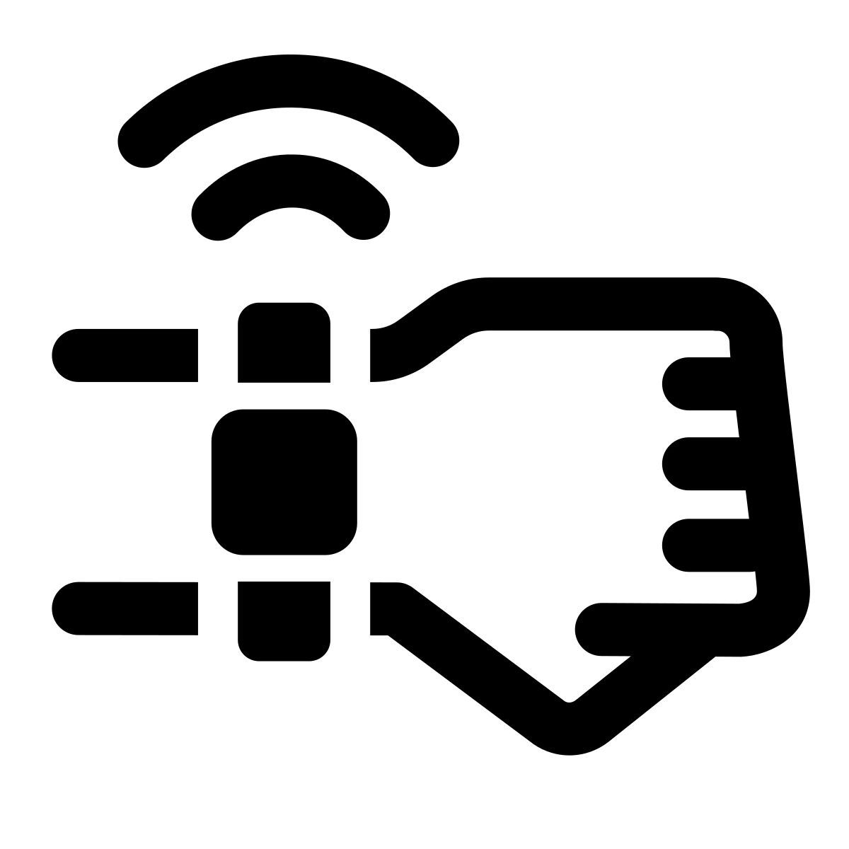 apple sf regular style tragbare technologie icon