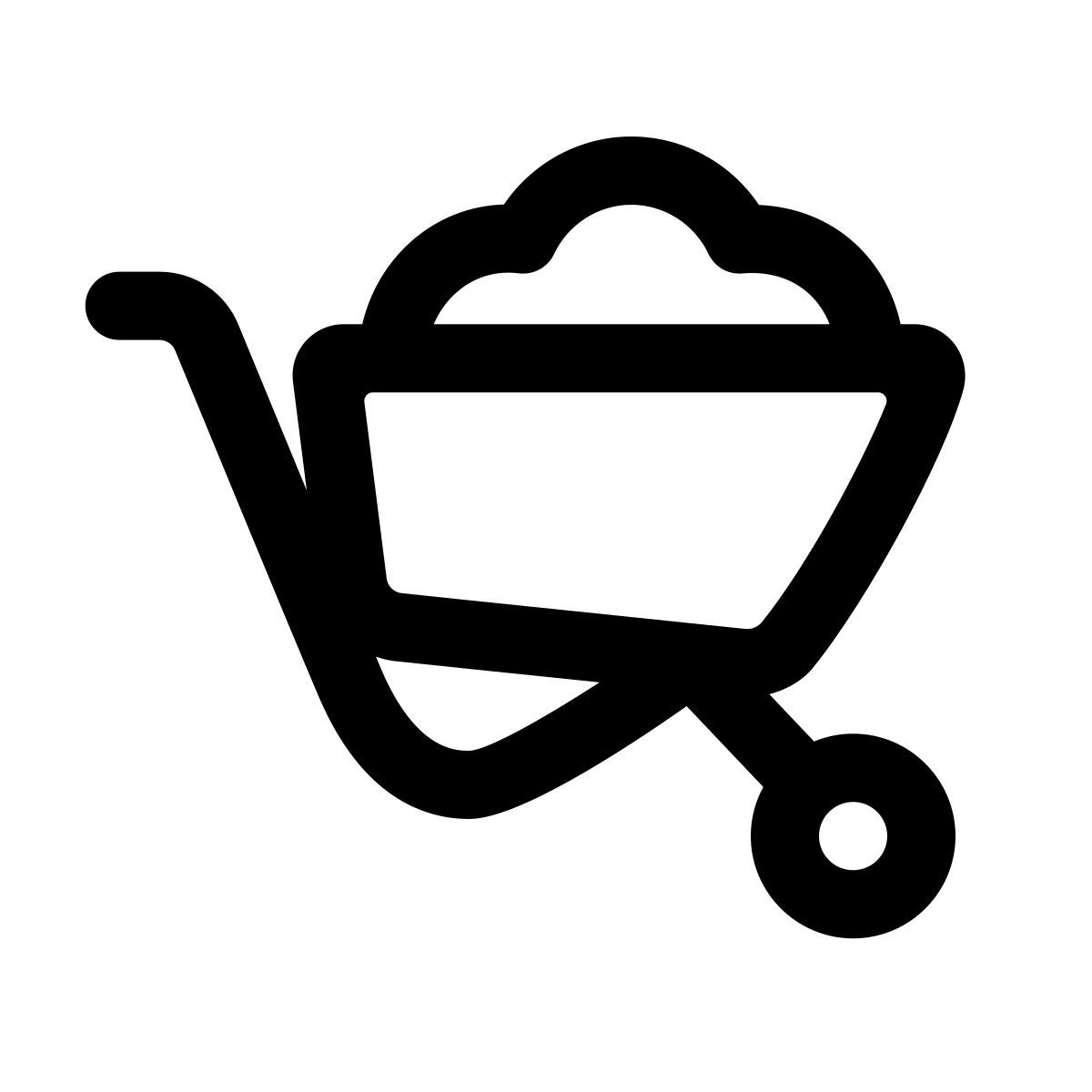 apple sf regular style schubkarre icon