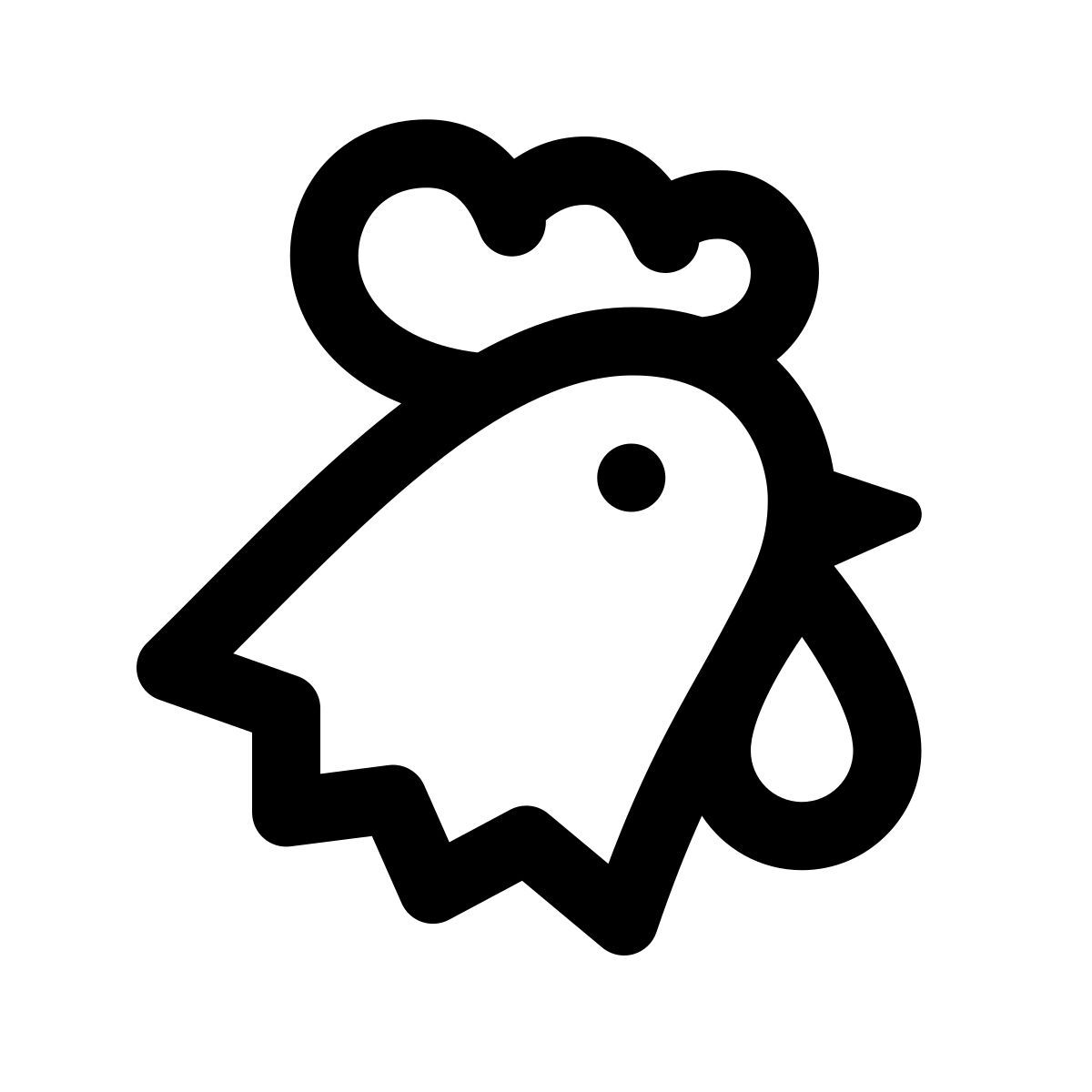 apple sf regular style anno del gallo icon