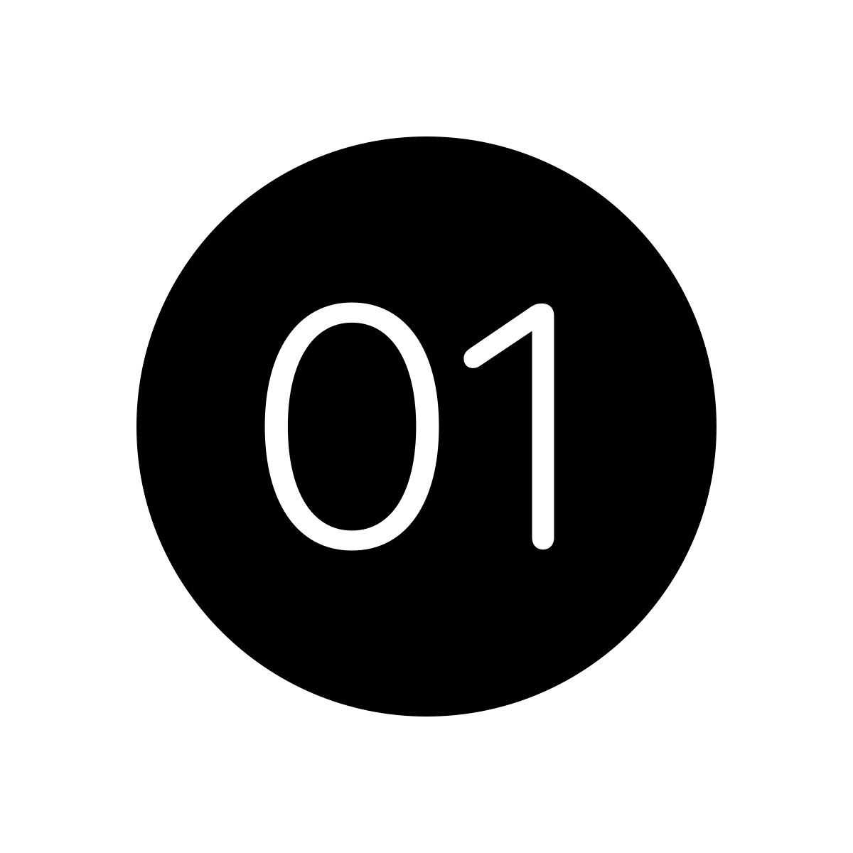 apple sf ultralight filled style 实心圈1 icon