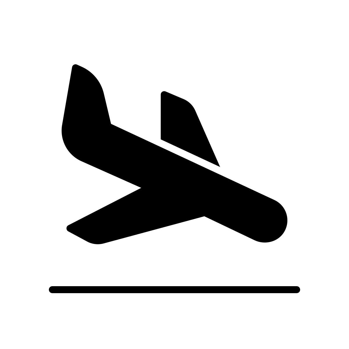 apple sf ultralight filled style atterraggio aereo icon