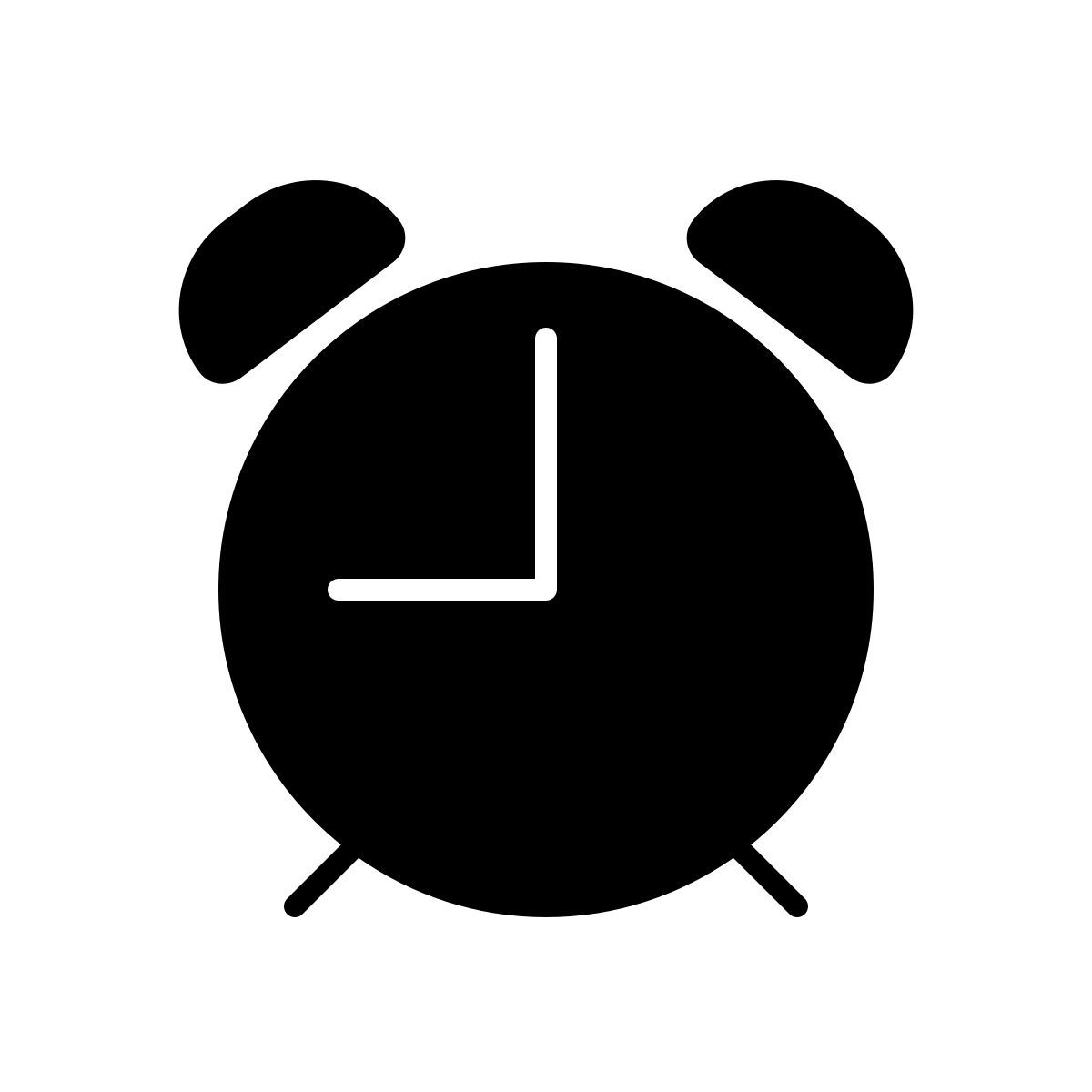 apple sf ultralight filled style 闹钟 icon