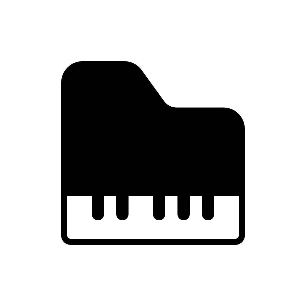 apple sf ultralight filled style 经典音乐 icon