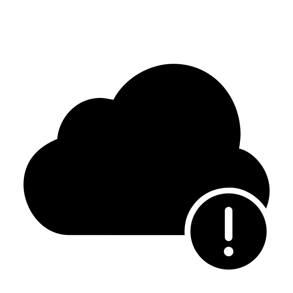 apple sf ultralight filled style alerte de nuage icon