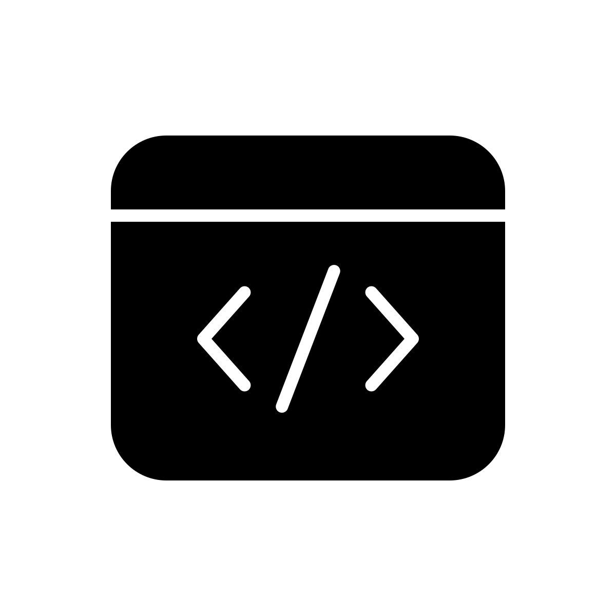 apple sf ultralight filled style code icon