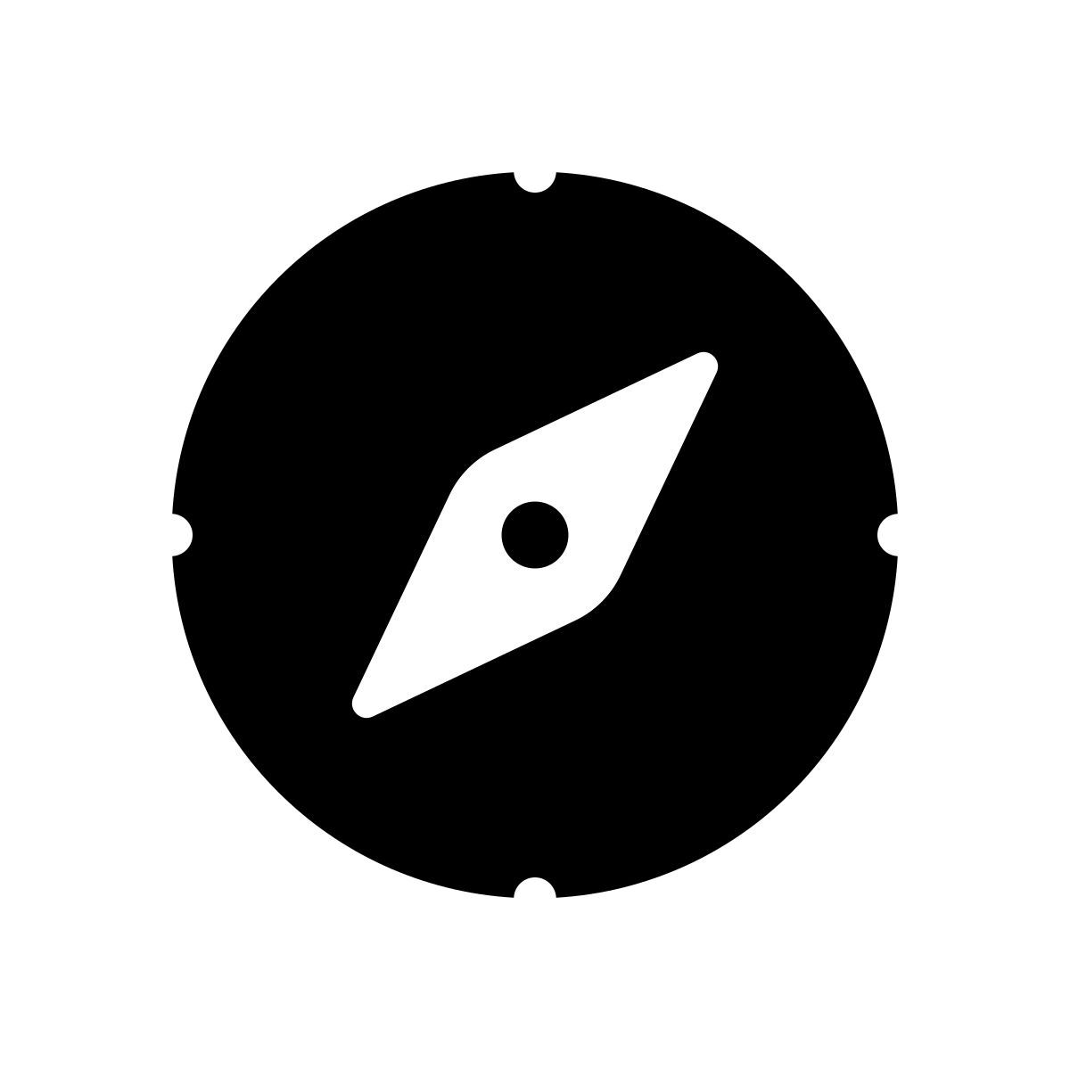 apple sf ultralight filled Stil kompass Icon