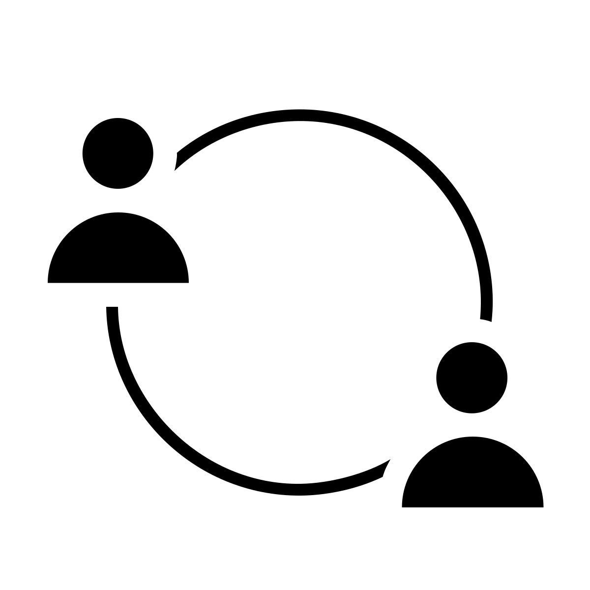 apple sf ultralight filled style personas conectadas icon