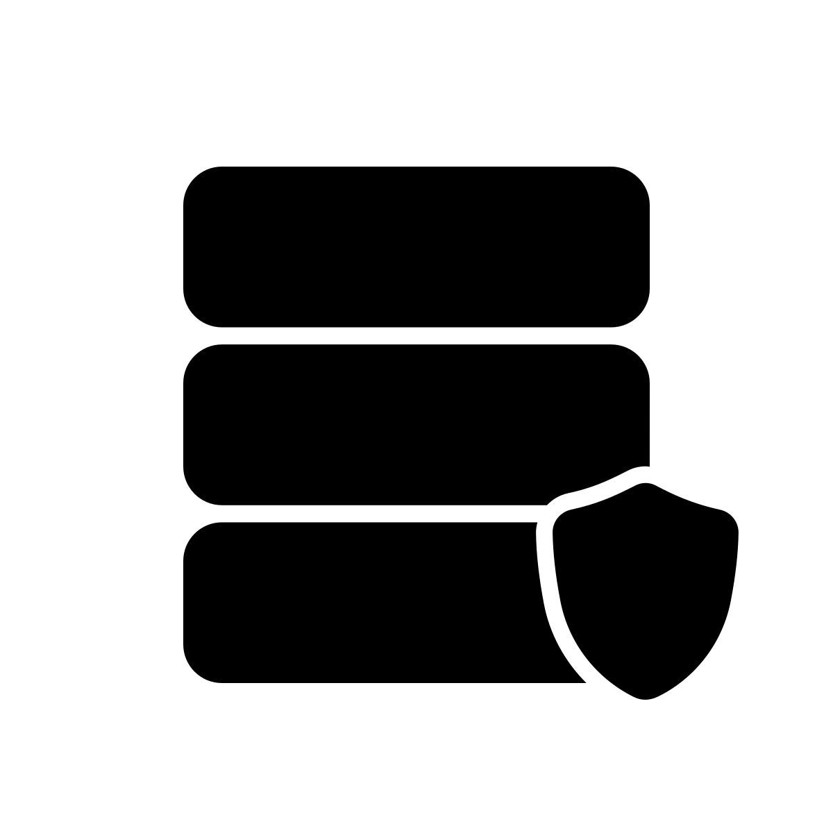 apple sf ultralight filled style data security icon