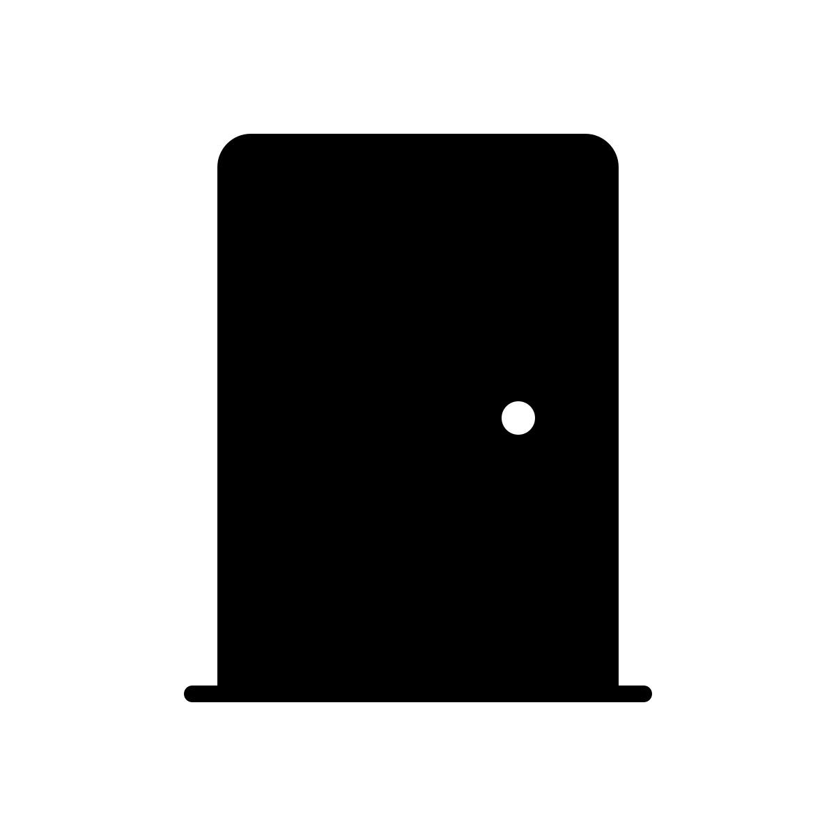 apple sf ultralight filled style puerta icon