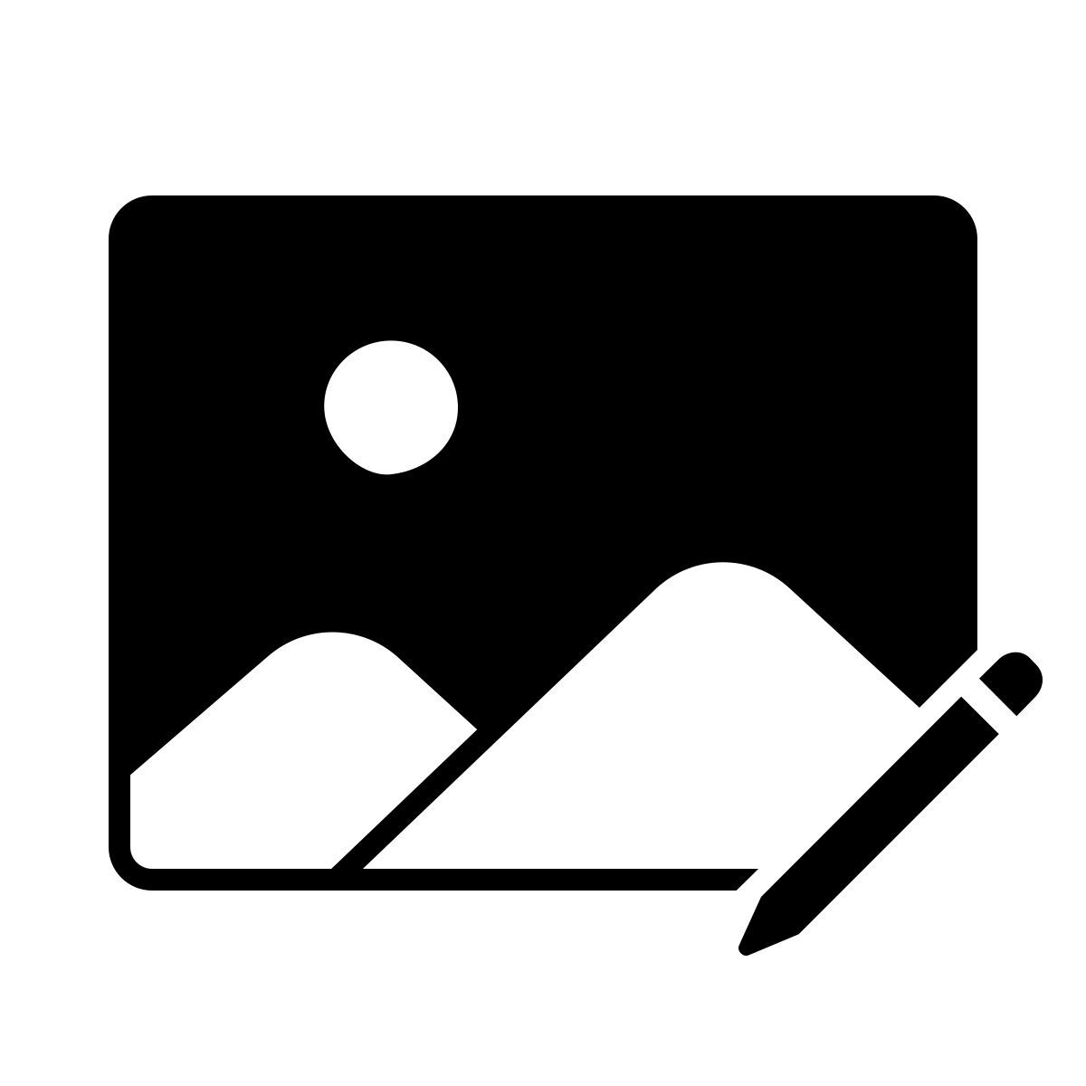 apple sf ultralight filled style 编辑图像 icon