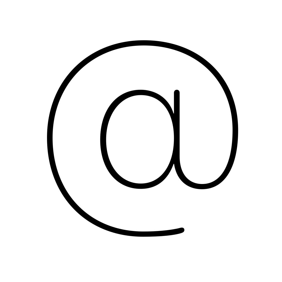 apple sf ultralight filled style posta elettronica icon