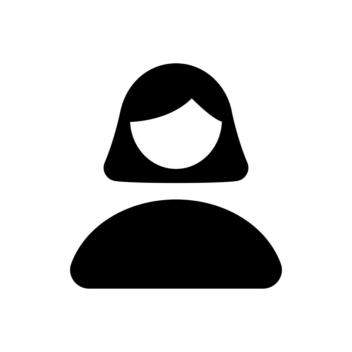 apple sf ultralight filled style lady icon