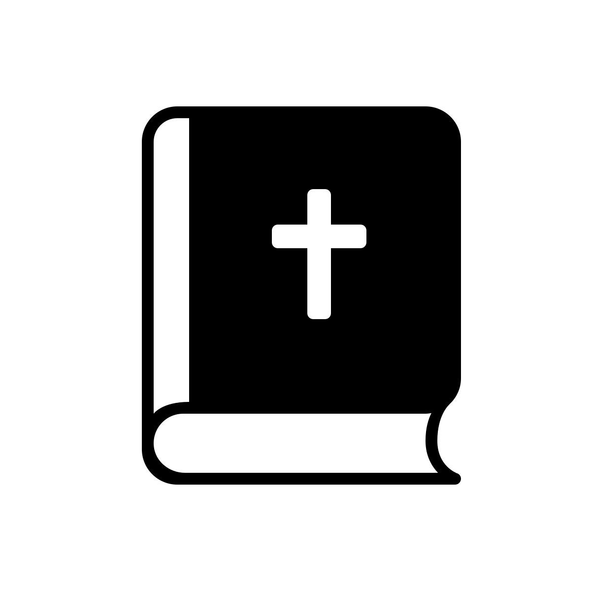 apple sf ultralight filled style sainte bible icon