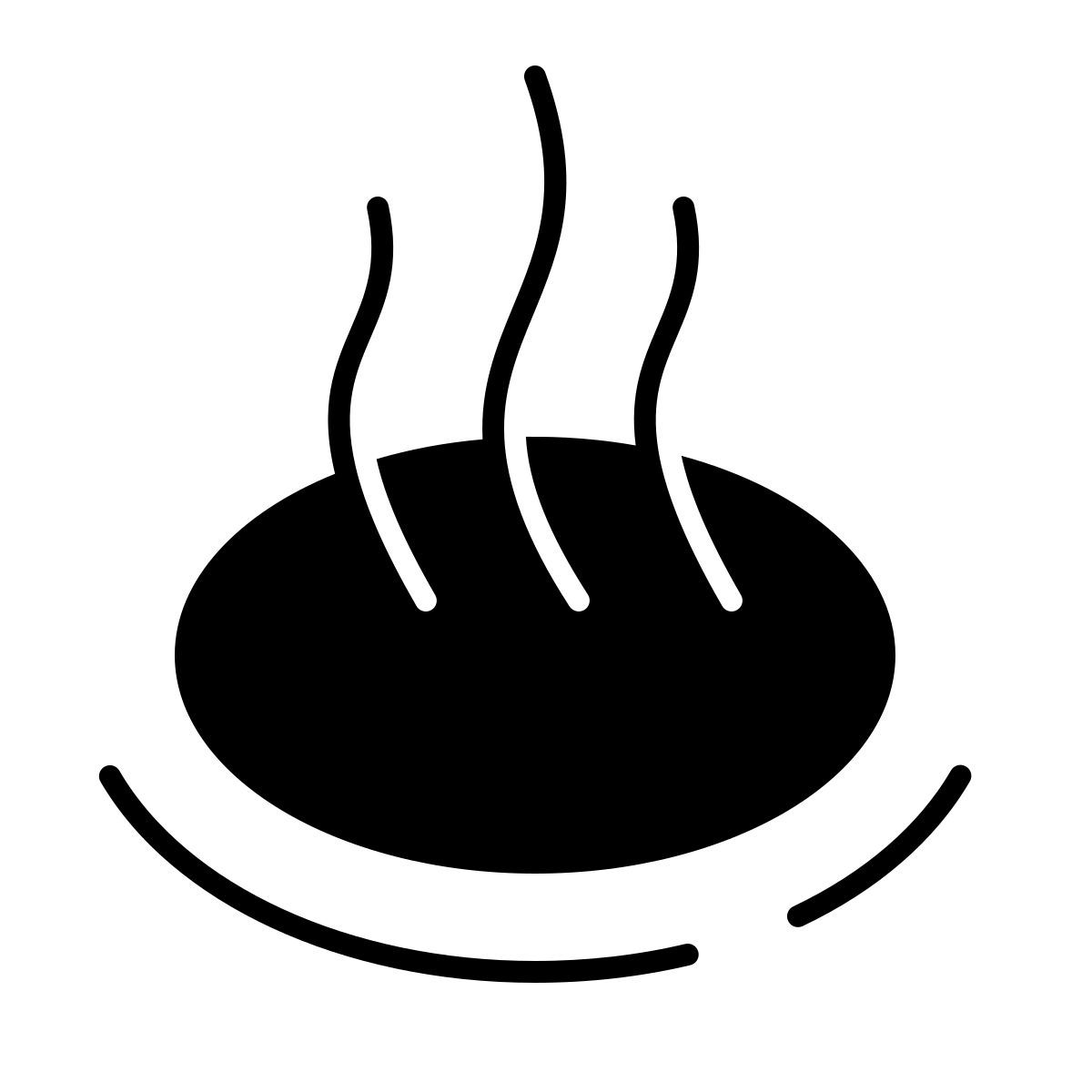 apple sf ultralight filled style 温泉 icon