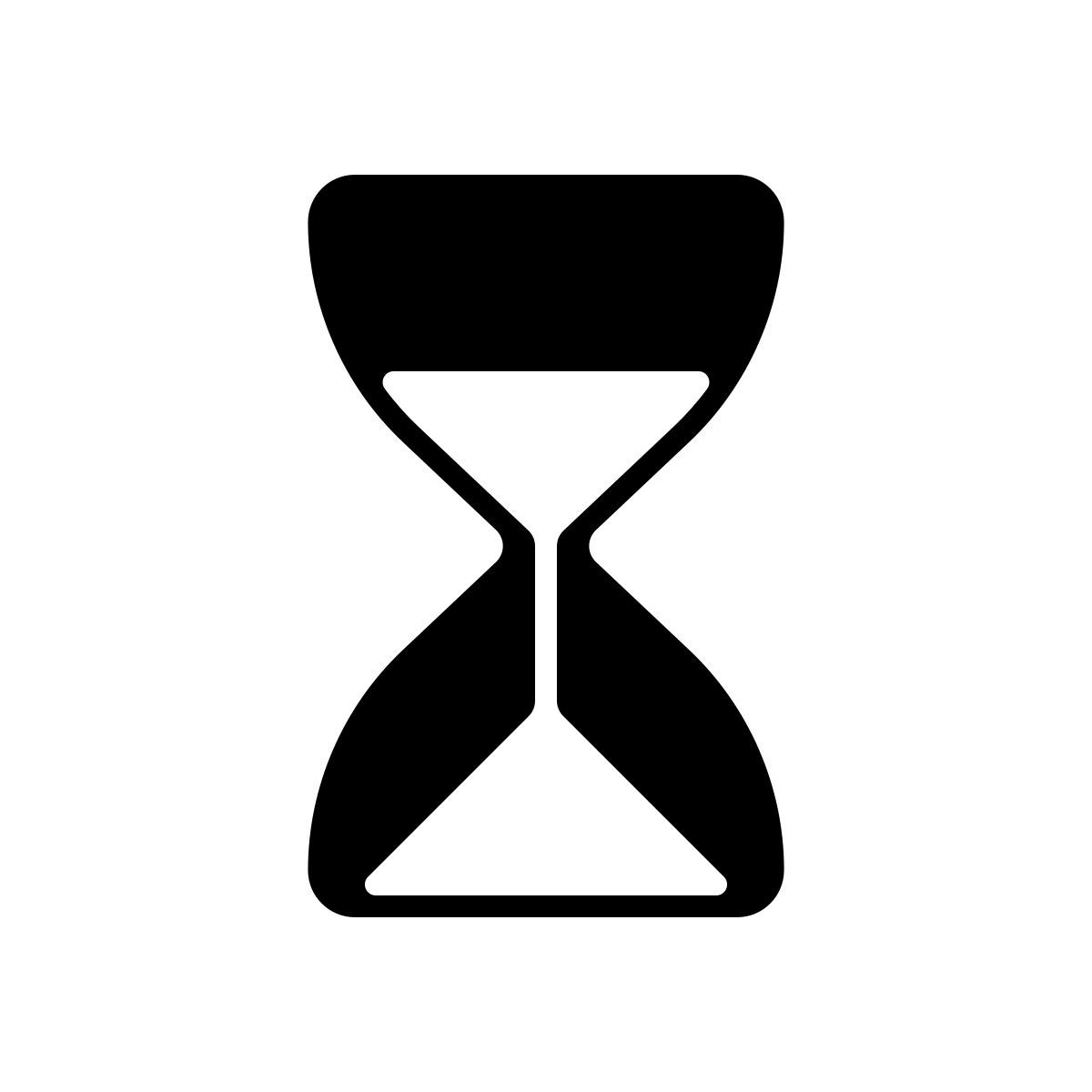 apple sf ultralight filled style clessidra icon