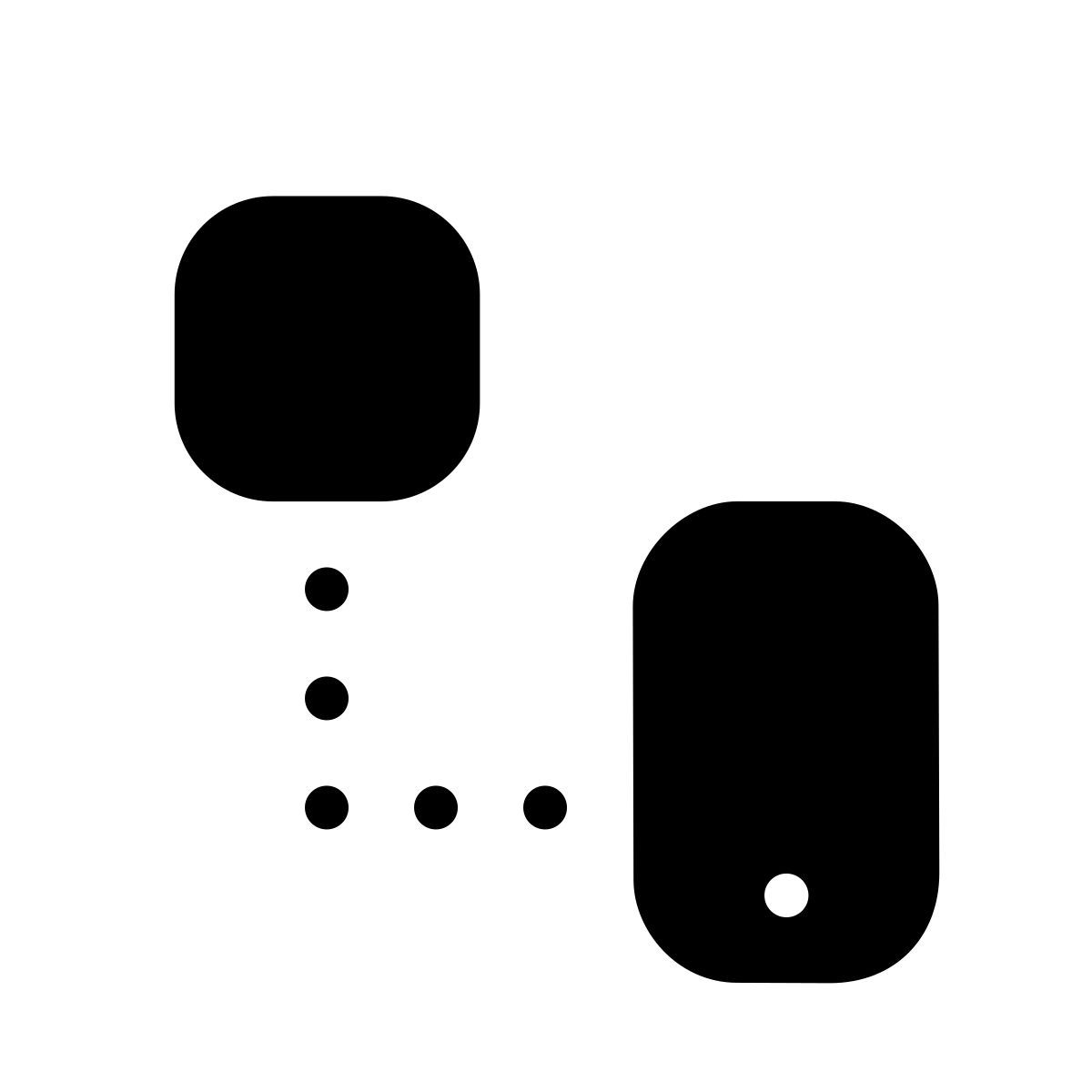 apple sf ultralight filled style internet de las cosas icon