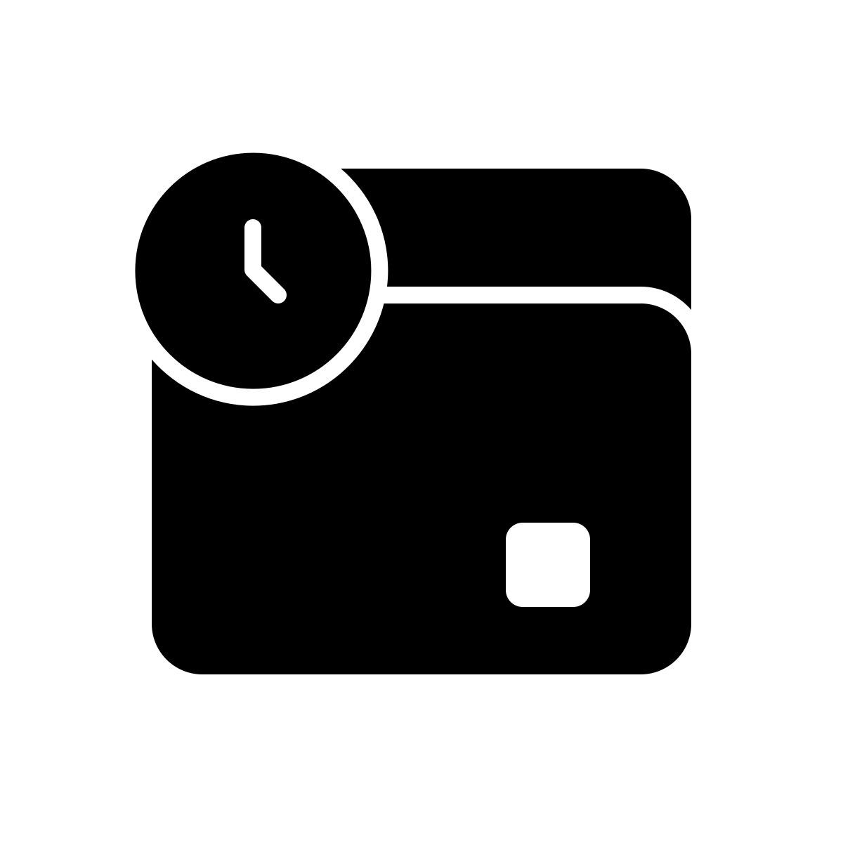 apple sf ultralight filled style schedule icon
