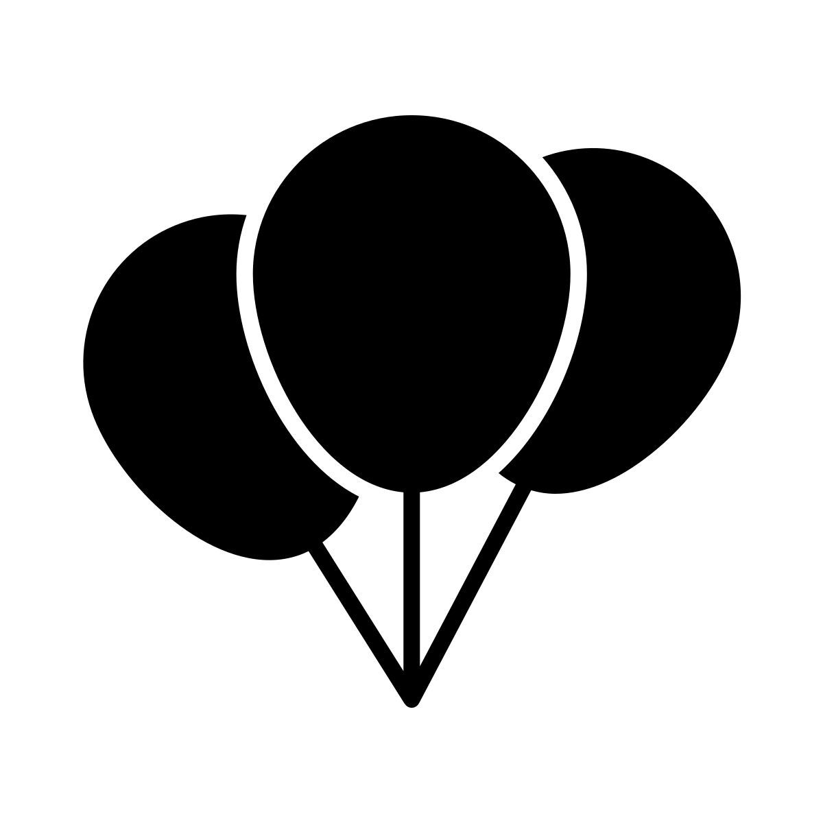 apple sf ultralight filled style luftballons icon