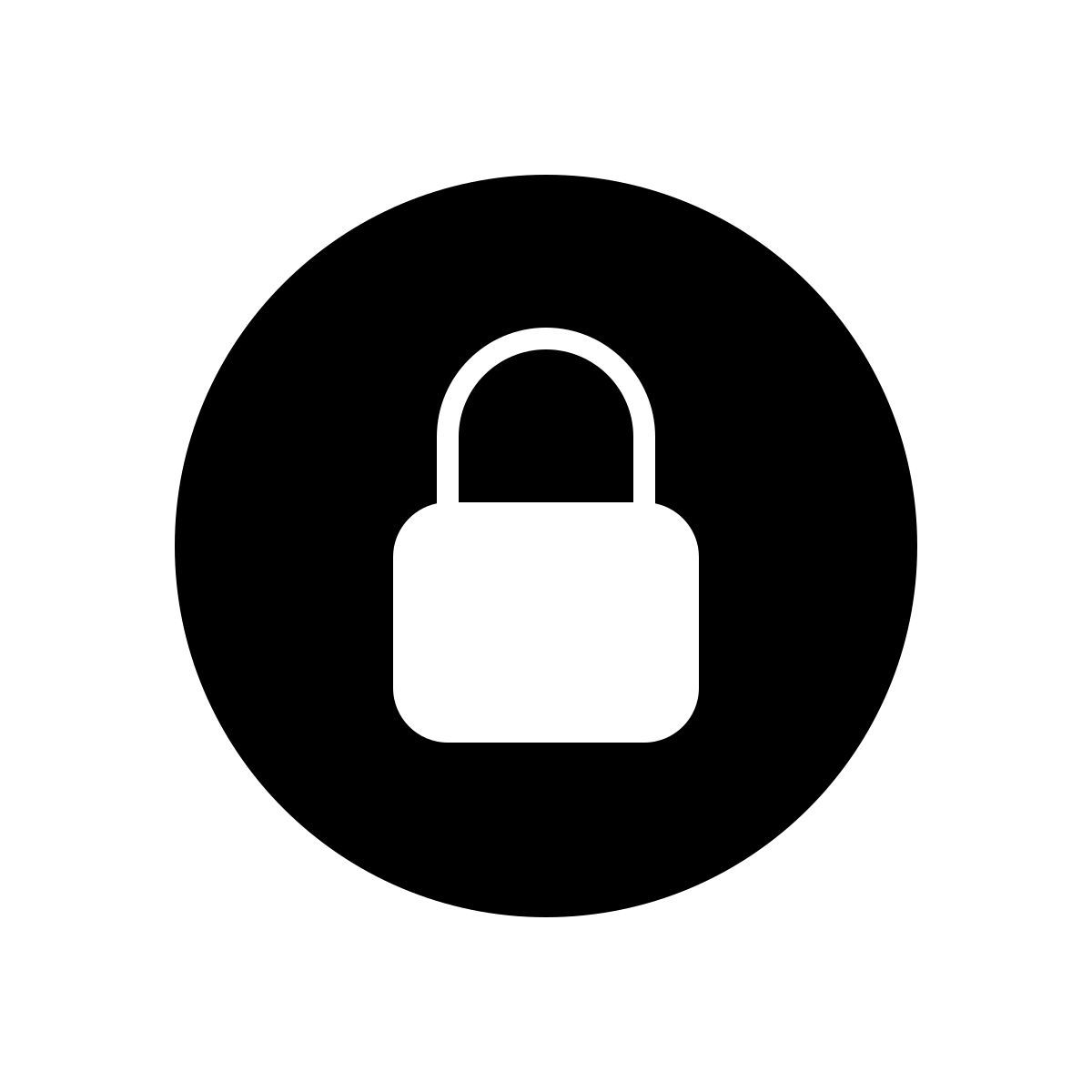 apple sf ultralight filled style secure icon