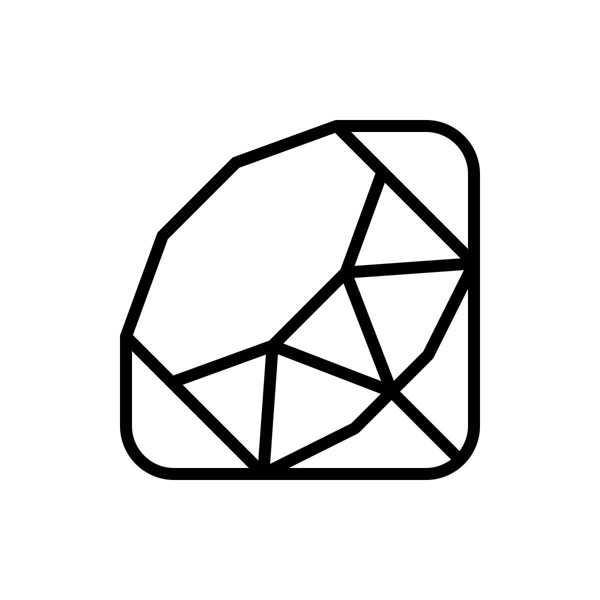 apple sf ultralight filled style programmiersprache ruby icon