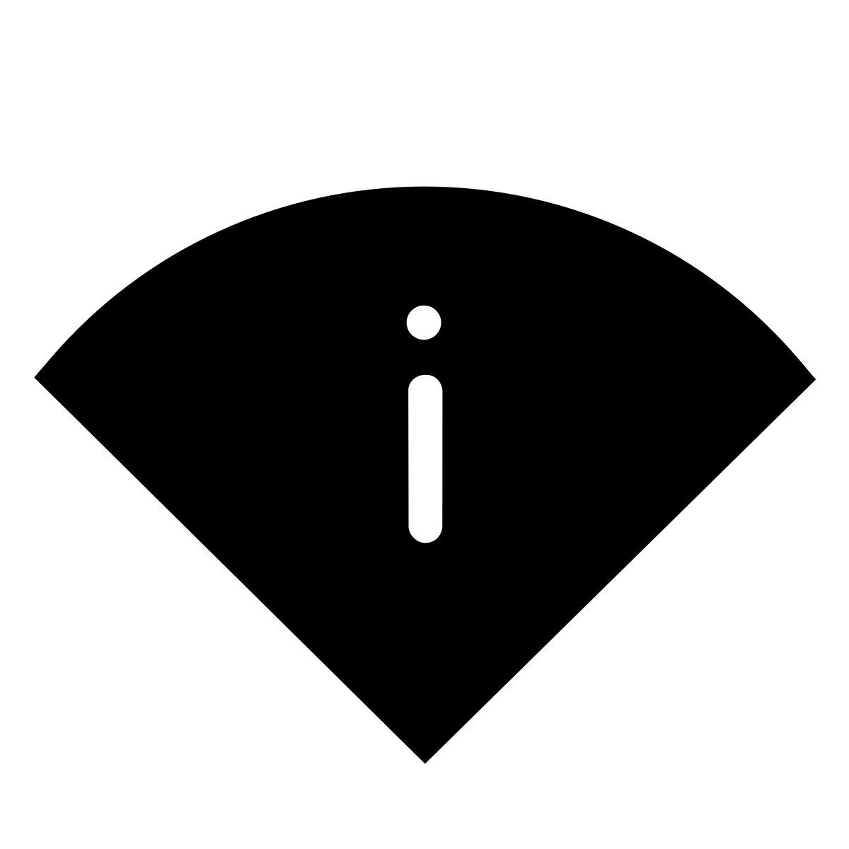 apple sf ultralight filled style scan wi fi icon