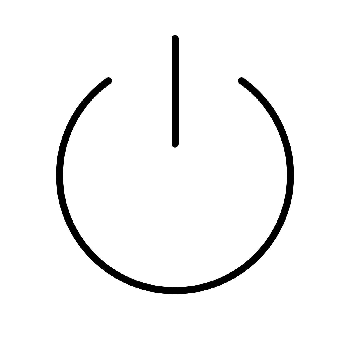 apple sf ultralight filled style spegnere icon