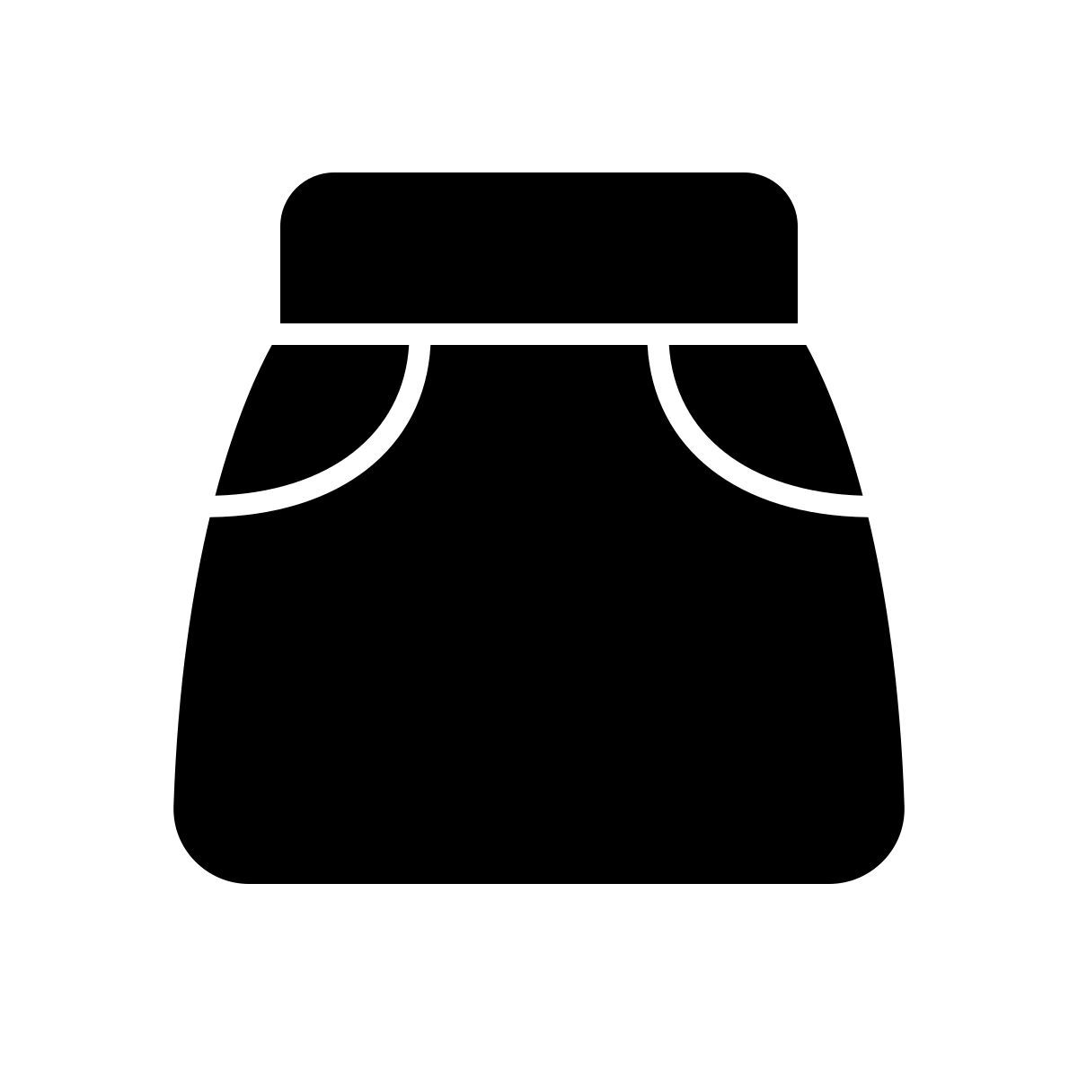 apple sf ultralight filled style falda icon