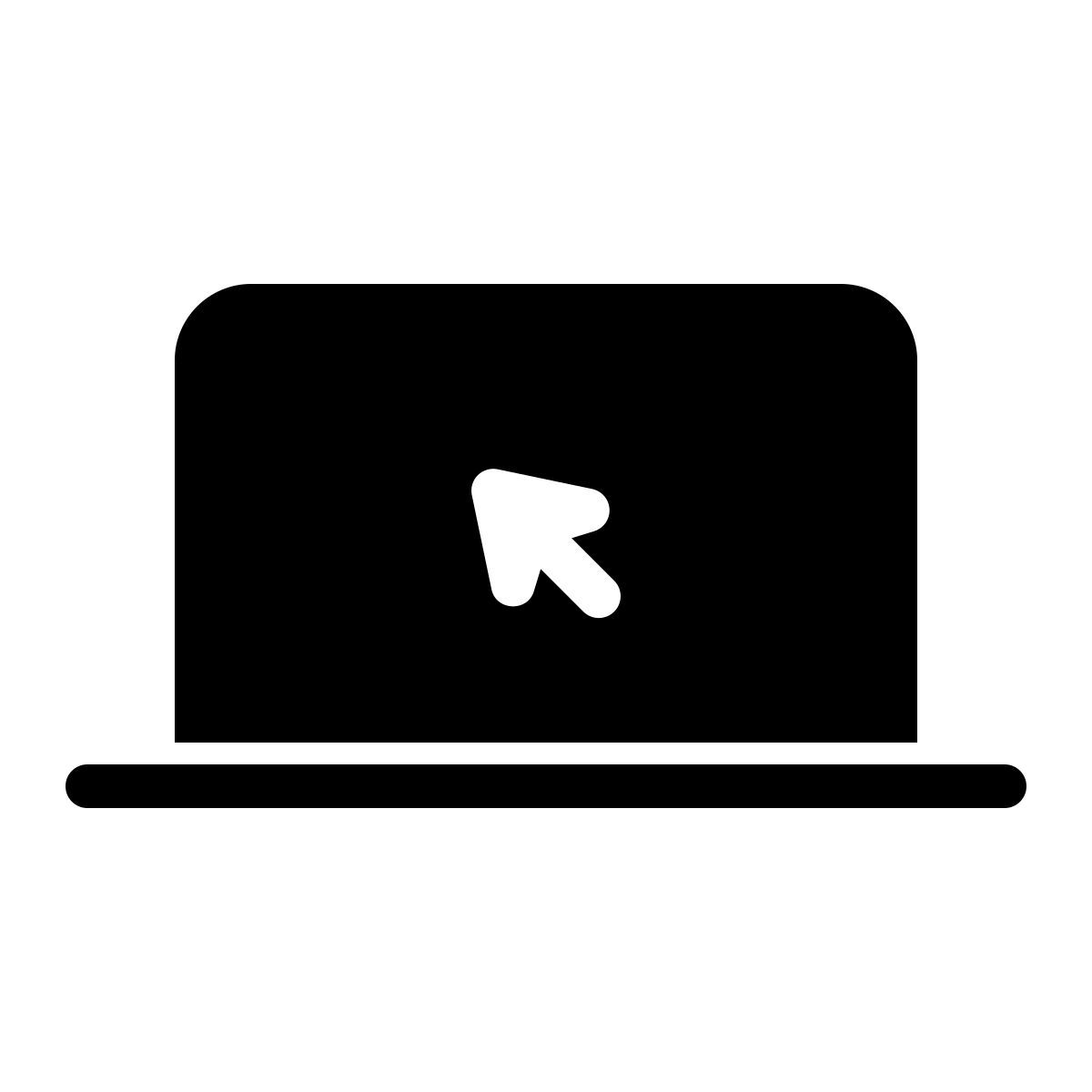 apple sf ultralight filled style 휴대용 퍼스널 컴퓨터 icon