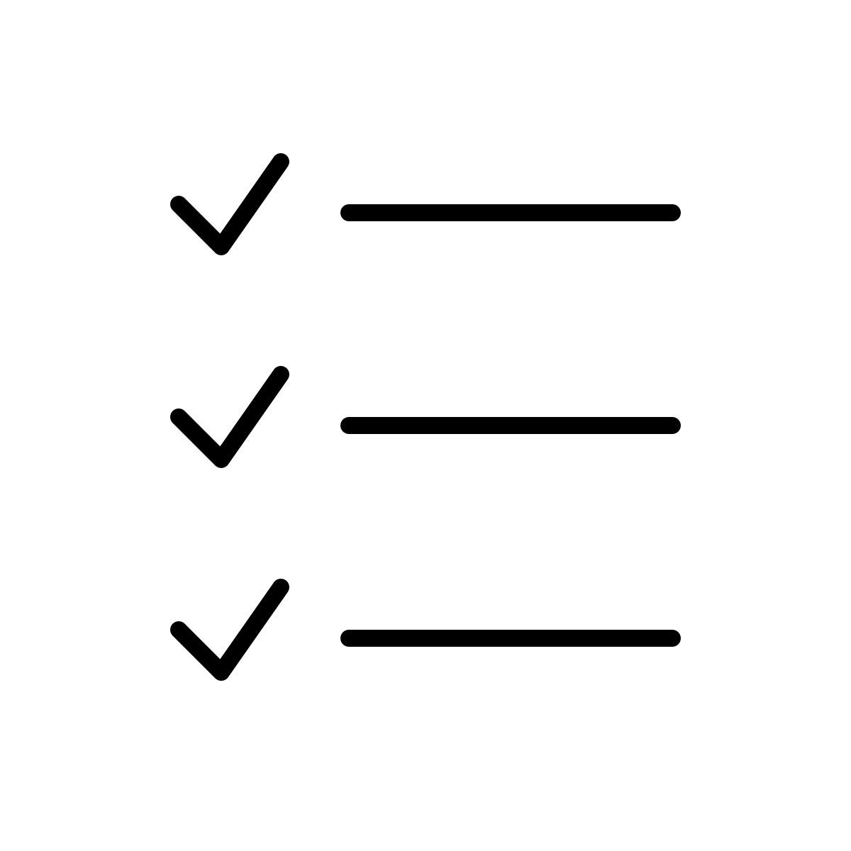 apple sf ultralight filled style to do list icon