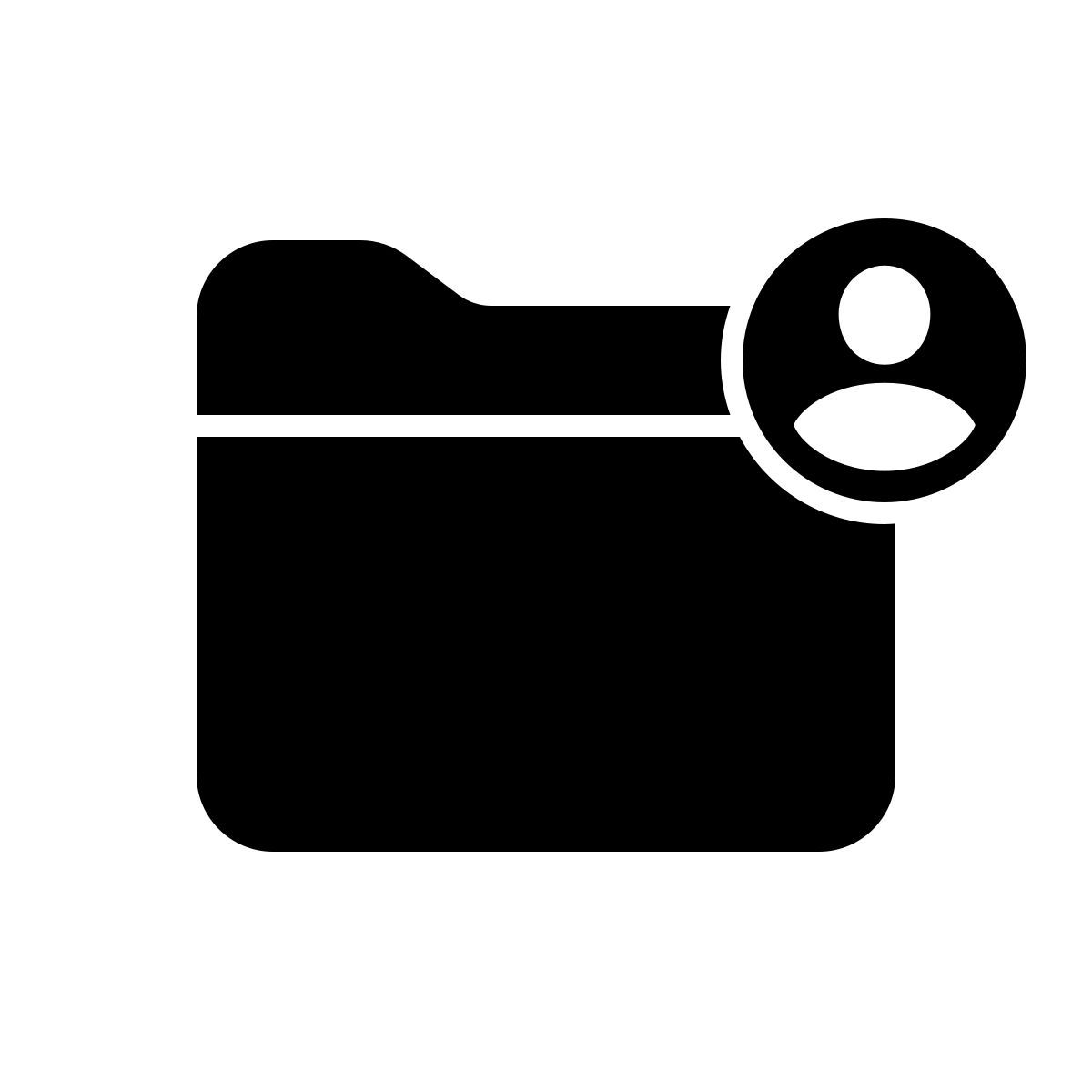 apple sf ultralight filled style cartella utente icon