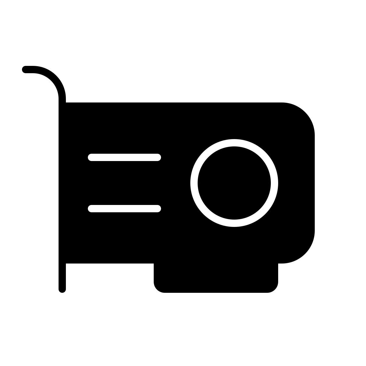 apple sf ultralight filled style video card icon