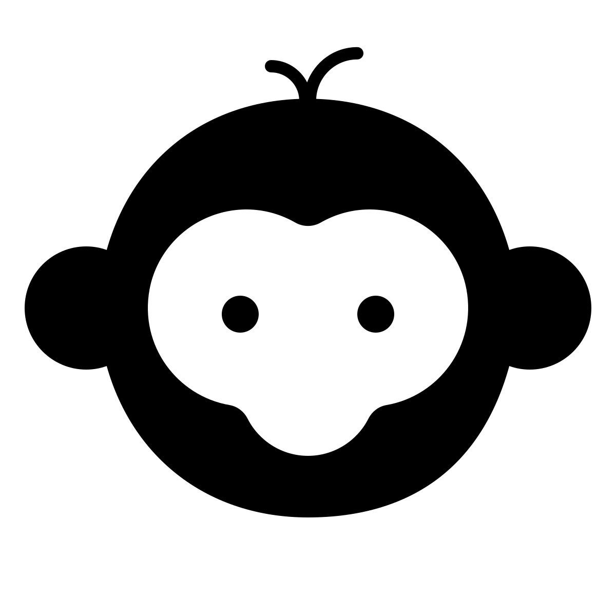 apple sf ultralight filled style year of monkey icon