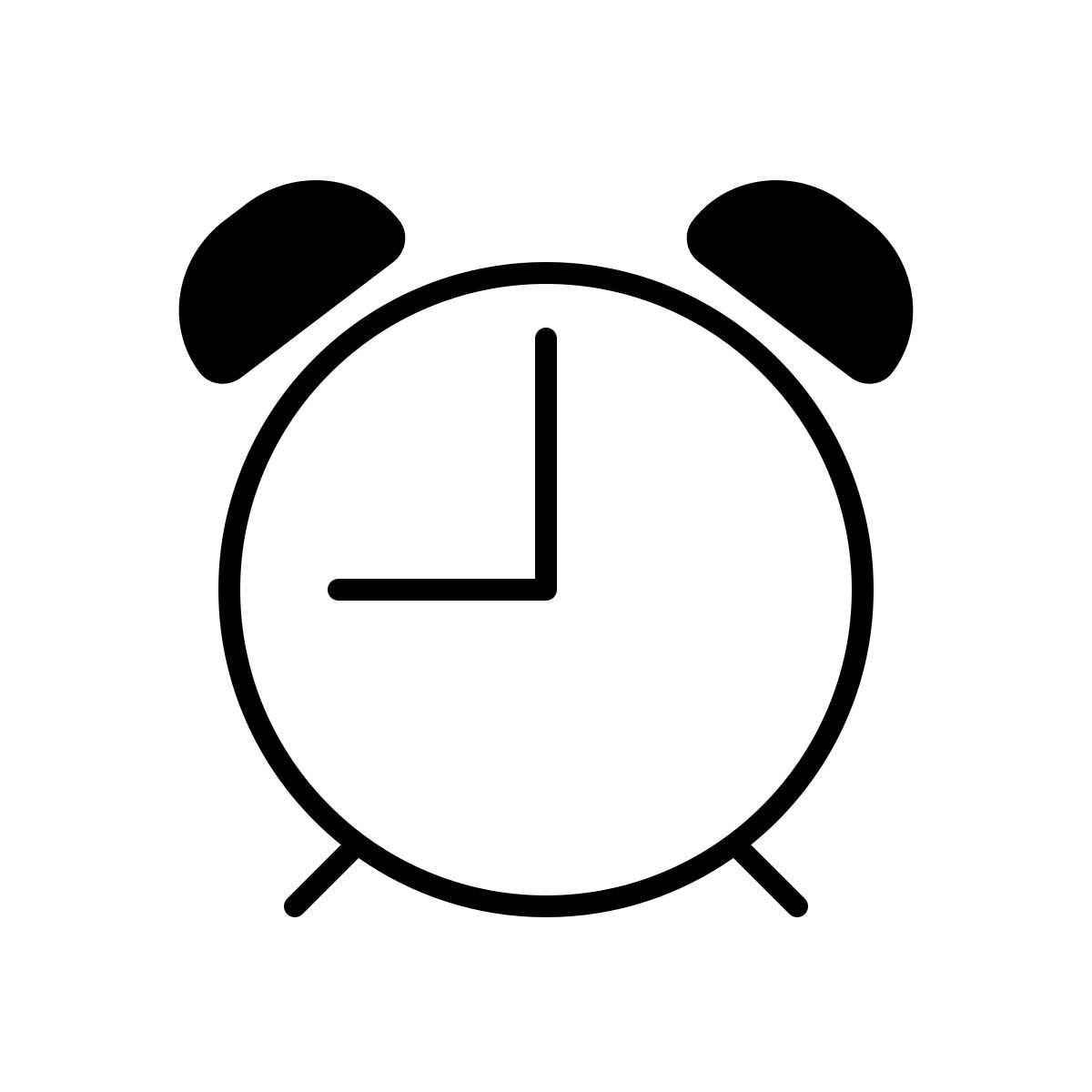 apple sf ultralight style 闹钟 icon