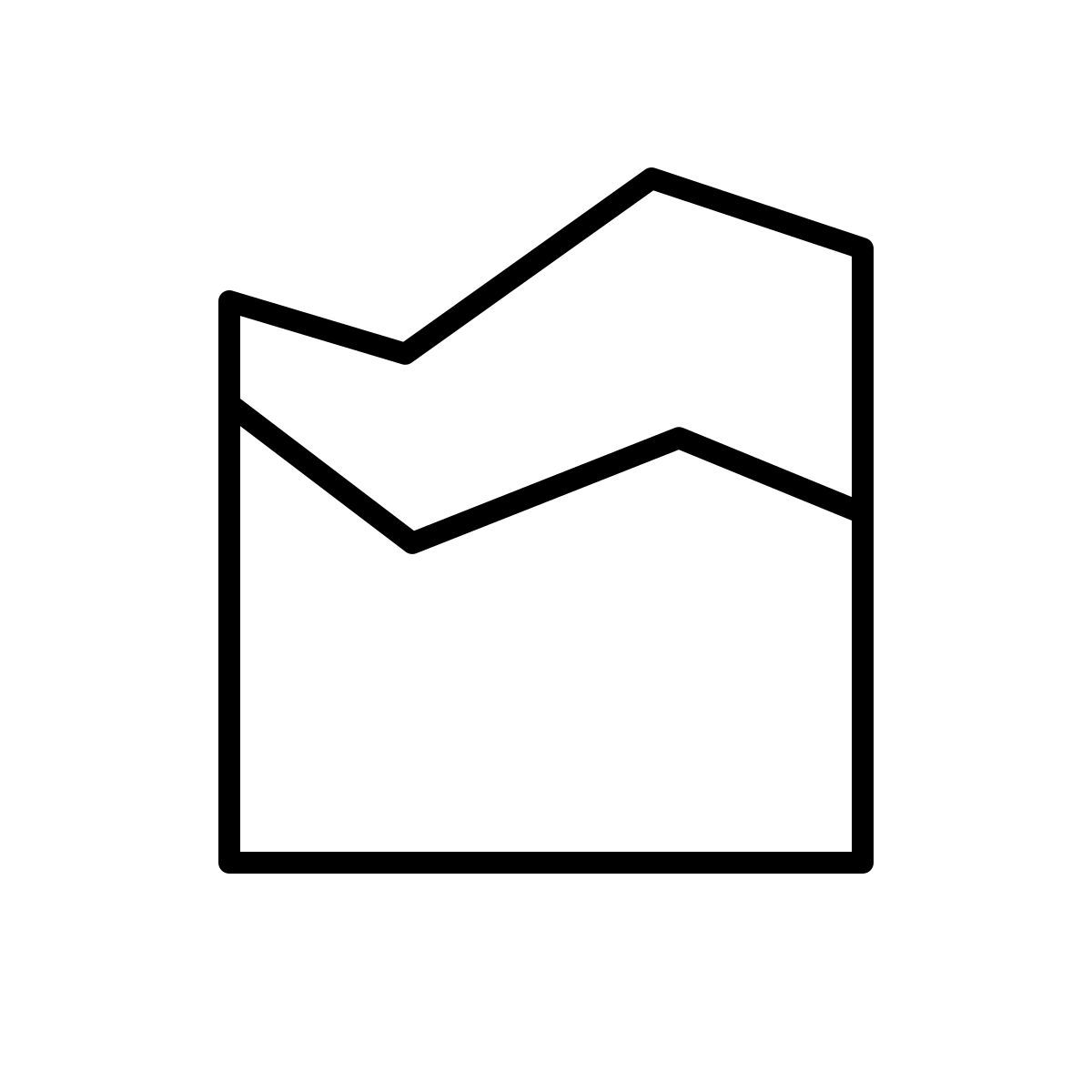 icona area chart apple sf ultralight style
