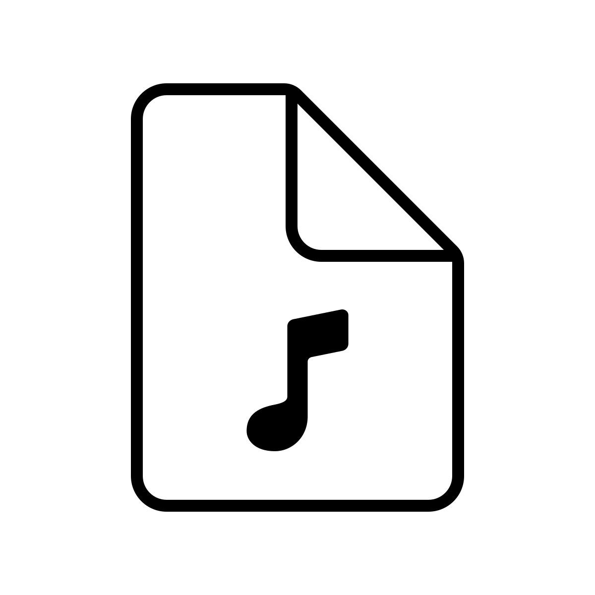 apple sf ultralight style fichier audio icon