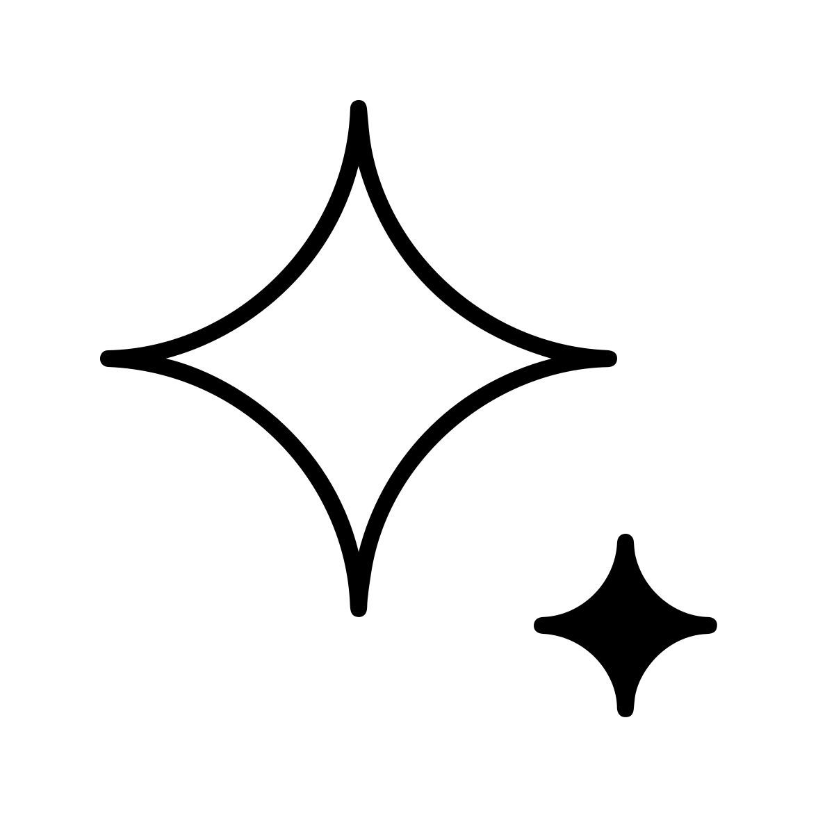 icône barde apple sf ultralight style