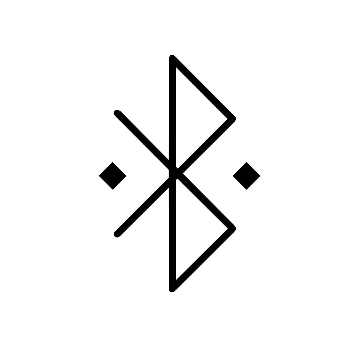 apple sf ultralight style bluetooth connected icon
