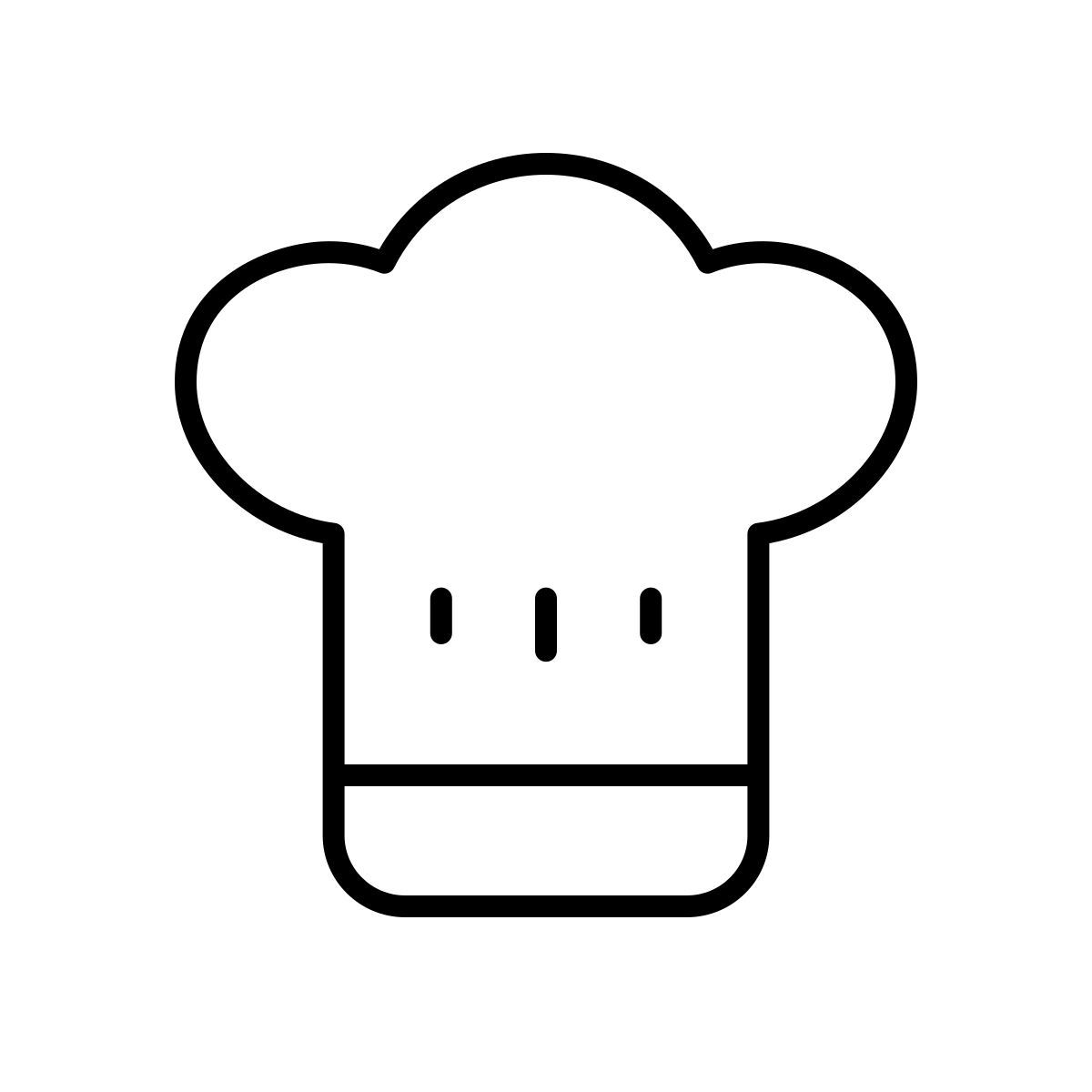 apple sf ultralight style kochmütze icon