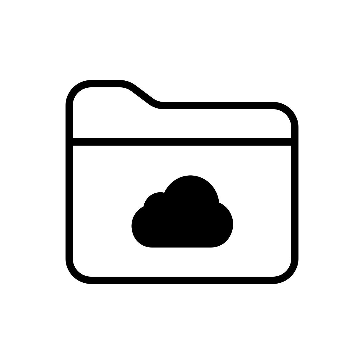 apple sf ultralight style cloud folder icon