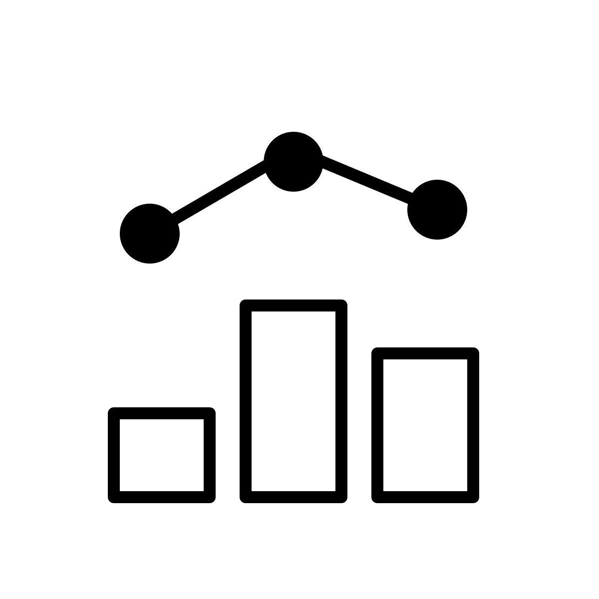 icona combo chart apple sf ultralight style