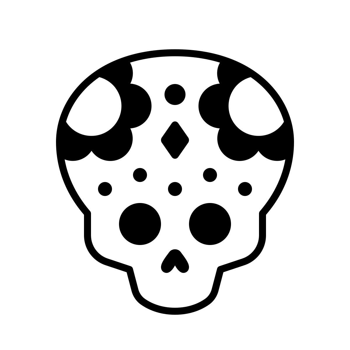 apple sf ultralight style dia de los muertos icon