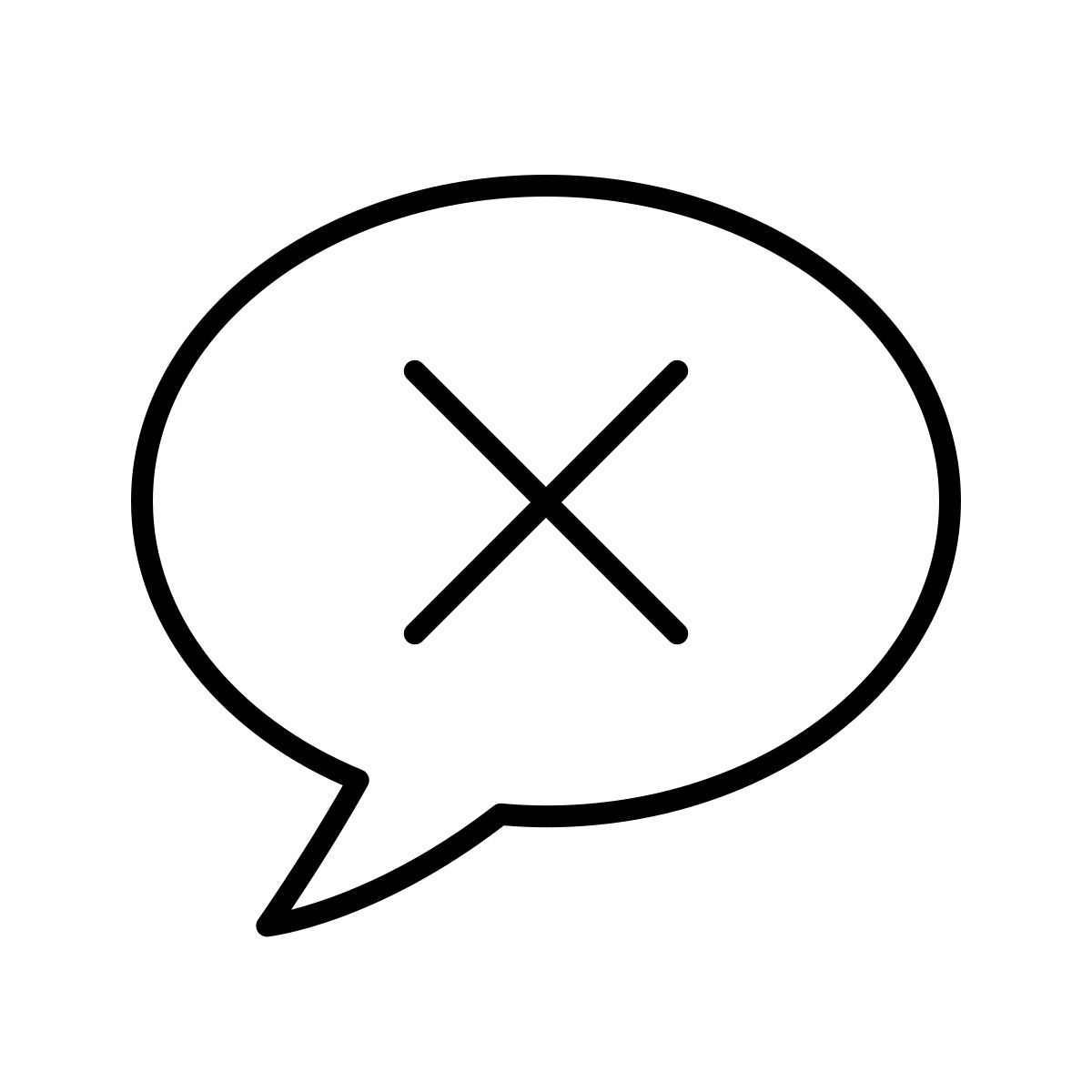 apple sf ultralight style delete message icon