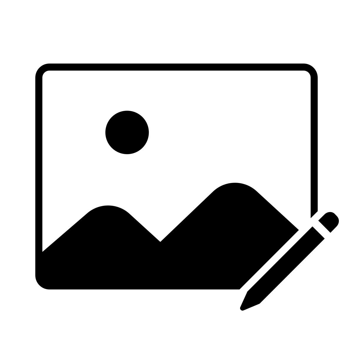 apple sf ultralight style 编辑图像 icon